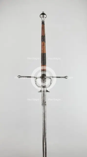 Two-Handed Sword, Germany, East, c. 1600. Creator: Unknown.