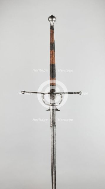Two-Handed Sword, Germany, East, c. 1600. Creator: Unknown.