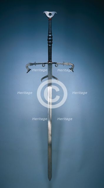 Two-Handed Sword of the State Guard of Julius of Brunswick-Lunüneburg, 1574. Creator: Unknown.