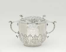 Two-Handled Covered Cup, 1698/1720. Creator: Cornelius Kierstede