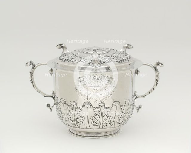 Two-Handled Covered Cup, 1698/1720. Creator: Cornelius Kierstede.