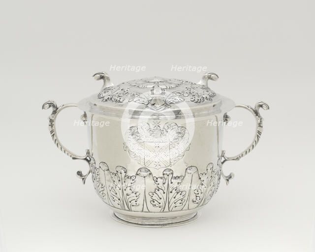 Two-Handled Covered Cup, 1698/1720. Creator: Cornelius Kierstede.