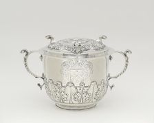 Two-Handled Covered Cup, 1698/1720. Creator: Cornelius Kierstede