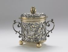 Two-Handled Cup and Cover, 1677. Creator: Unknown