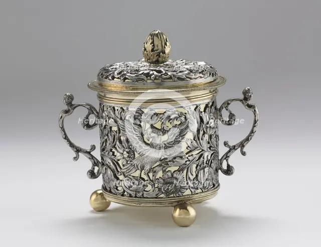 Two-Handled Cup and Cover, 1677. Creator: Unknown.