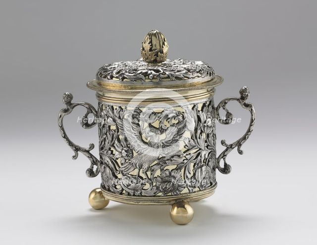 Two-Handled Cup and Cover, 1677. Creator: Unknown.