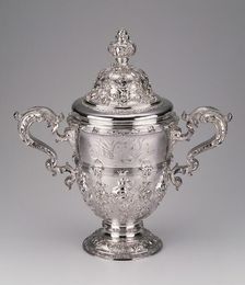 Two-Handled Cup and Cover, London, 1739/40. Creator: Paul de Lamerie