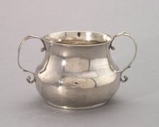 Two-Handled Cup, c. 1720. Creator: George Hanners (American, c. 1696-1740)