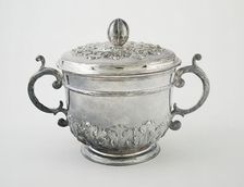 Two-Handled Cup with Cover, London, 1684/85. Creator: Unknown