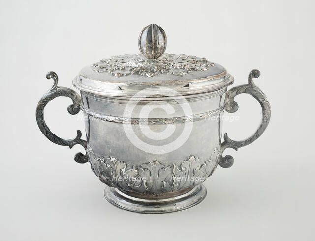 Two-Handled Cup with Cover, London, 1684/85. Creator: Unknown.