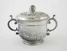 Two-Handled Cup with Cover, London, 1684/85. Creator: Unknown
