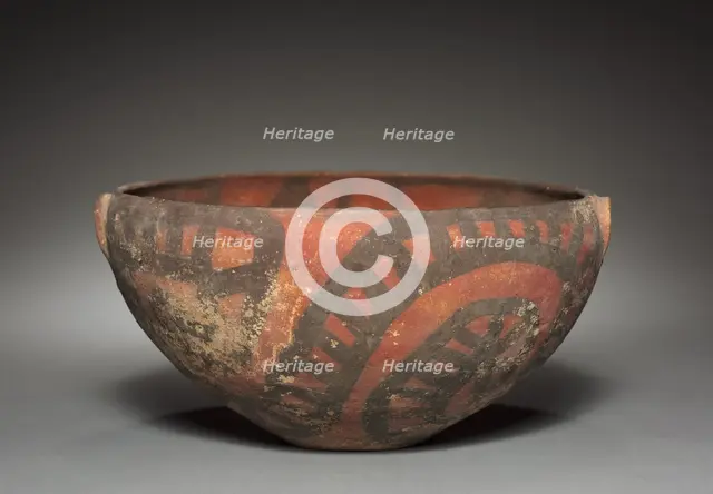 Two-Handled Bowl, 1000-1500. Creator: Unknown.