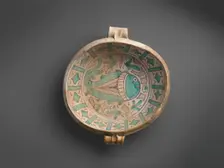 Two-Handled Bowl with Fish, Italian, 1400-1430. Creator: Unknown