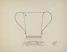 Two Handled Beaker, c. 1939. Creator: Lawrence Flynn