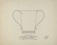 Two Handled Beaker, c. 1939. Creator: Lawrence Flynn