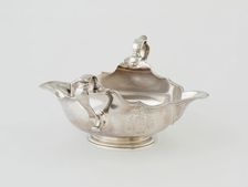 Two-Handled Sauceboat, England, 1730/31. Creator: Edward Feline
