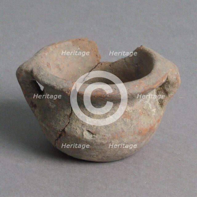 Two Handled Pot, Coptic, 4th-7th century. Creator: Unknown.