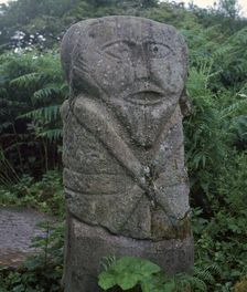 Two-headed Celtic Janus figure, 5th century
