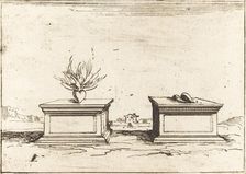 Two Hearts, 1628. Creator: Jacques Callot