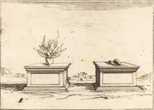 Two Hearts, 1628. Creator: Jacques Callot