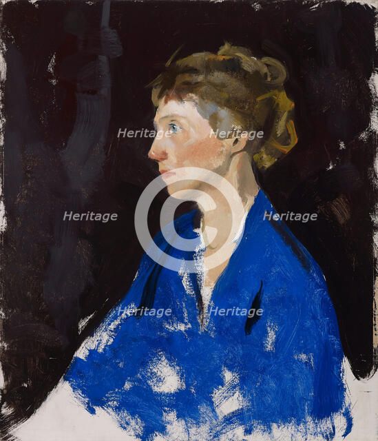 Two Hour Study of Head (Blanche Stillson), about 1920s. Creator: Charles Webster Hawthorne.