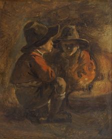 Two Italian boys, n.d., c1820-1860. Creator: Ernst Meyer