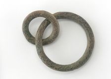 Two interlocked rings, Eastern Zhou dynasty, 5th-4th century BCE. Creator: Unknown