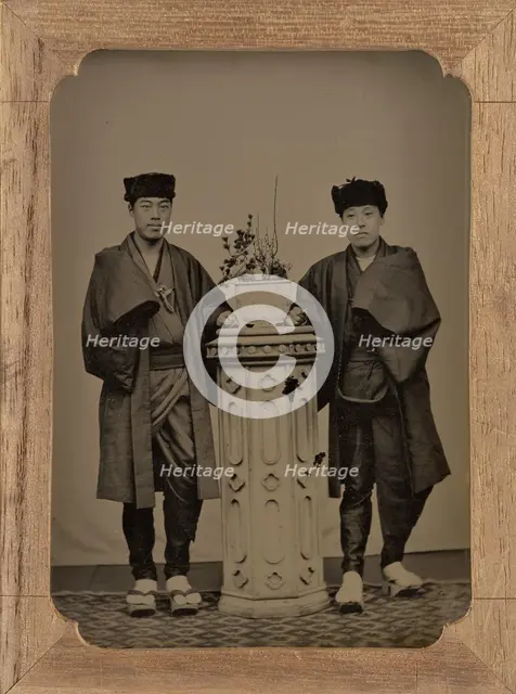 Two Japanese Men, about 1870s-1890s. Creator: Unknown.