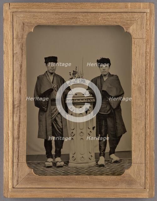 Two Japanese Men, about 1870s-1890s. Creator: Unknown.