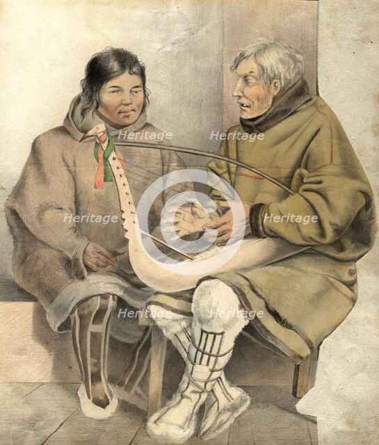 Two Khantas, 2nd half of 19th century. Creator: Mikhail Znamensky.