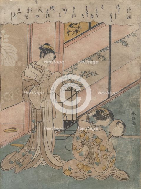 Two Ladies, 1764-72., 1764-72. Creator: Suzuki Harunobu.
