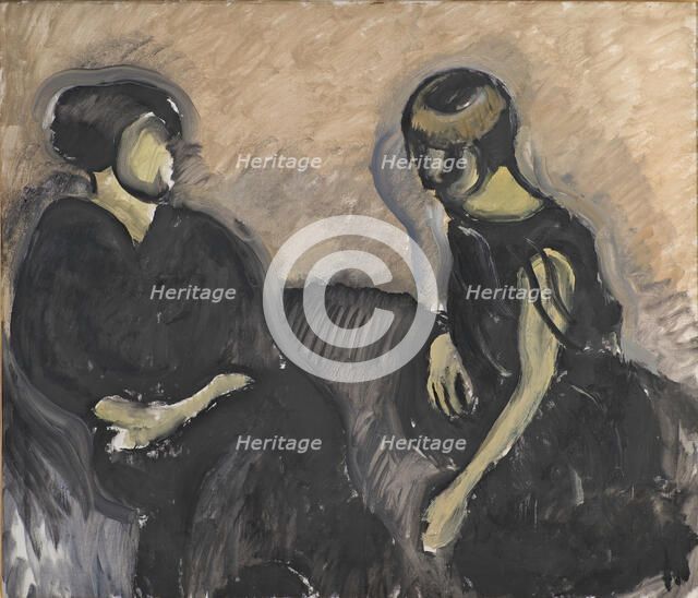 Two Ladies, 1922. Creator: Harald Giersing.