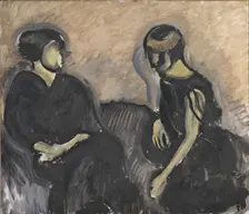 Two Ladies, 1922. Creator: Harald Giersing