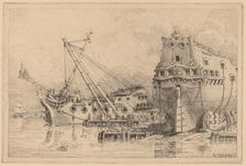 Two Large Ships under Construction. Creator: N. Artsay