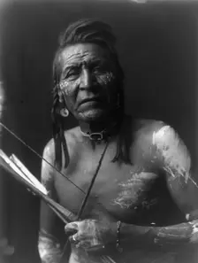 Two Leggings [D]-Apsaroke, c1908. Creator: Edward Sheriff Curtis