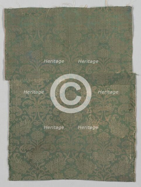 Two Lengths of Textile, 1500s. Creator: Unknown.