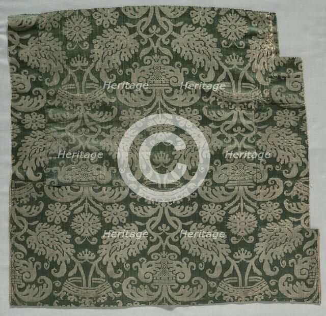 Two Lengths of Textile, 1500s. Creator: Unknown.