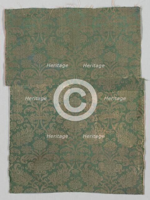 Two Lengths of Textile, 1500s. Creator: Unknown.