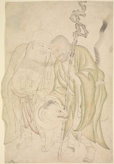Two Lohans, ca. 1480. Creator: Unknown