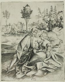 Two Lovers, c. 1500. Creator: Master MZ