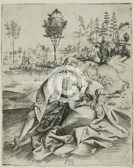 Two Lovers, c. 1500. Creator: Master MZ.