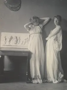 Two Pupils in Greek Dress, 1883., 1883. Creator: Thomas Eakins