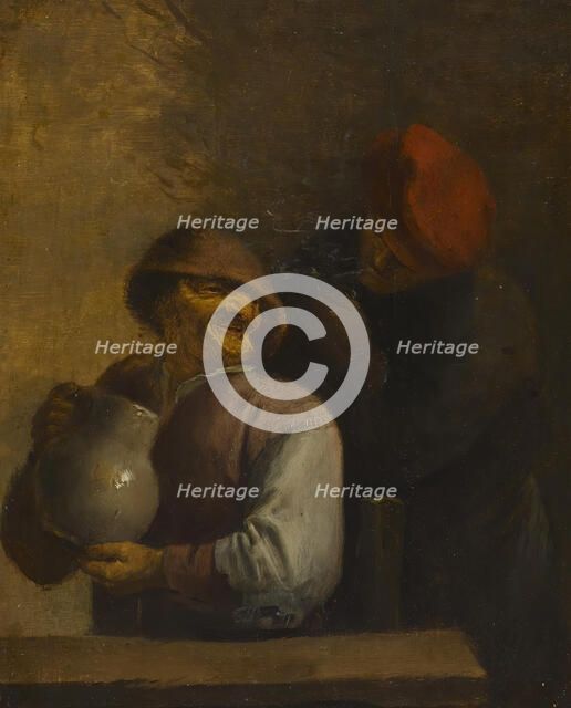 Two Peasants in an Inn, 1630-1639. Creator: Unknown.