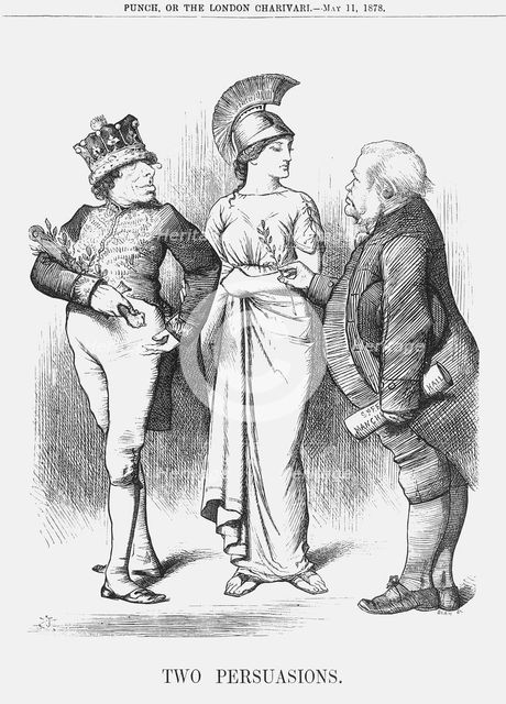 'Two Persuasions', 1878. Creator: Joseph Swain.
