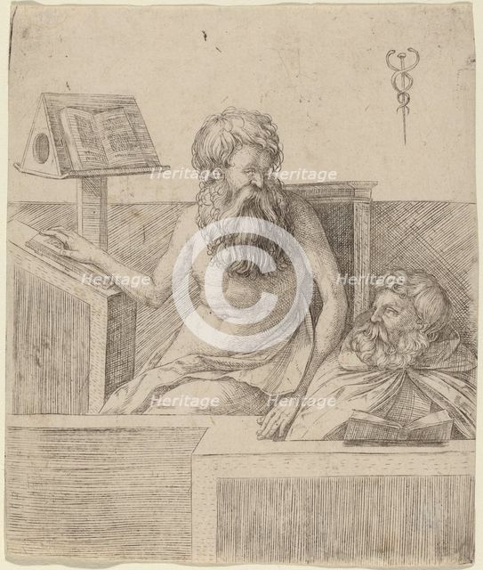 Two Philosophers, c. 1509. Creator: Jacopo de' Barbari.