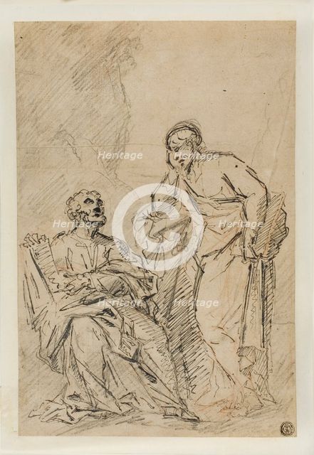 Two Philosophers, n.d. Creator: Unknown.