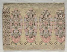 Two Pieces from a Scarf, 1700s. Creator: Unknown