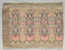 Two Pieces from a Scarf, 1700s. Creator: Unknown