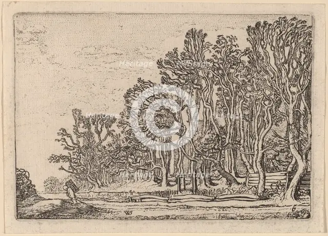 Two Plank Hedges, 1621. Creator: Willem Pietersz. Buytewech.