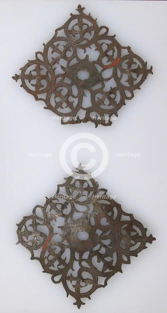 Two Plates, German, late 15th century. Creator: Unknown.